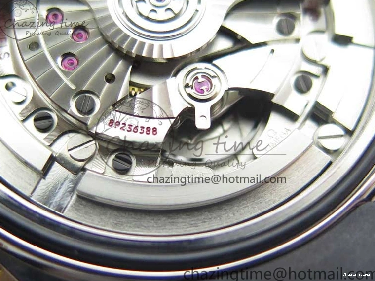 0502 Seasonal 2018 Seamaster Diver 300M SS YG VSF 1:1 Best Edition YG Bezel Black Dial on Black Rubber Strap A 7934